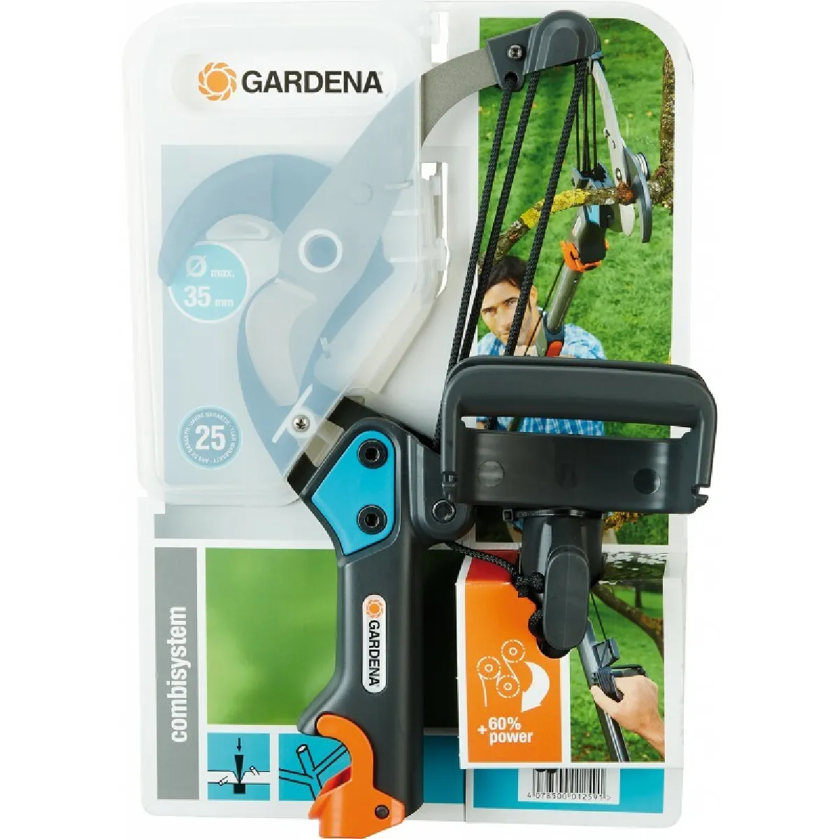 Echenilloir GARDENA Lame enclume pour bois durs Coupe nette et régulière Diamètre de coupe 35 mm - vue 2