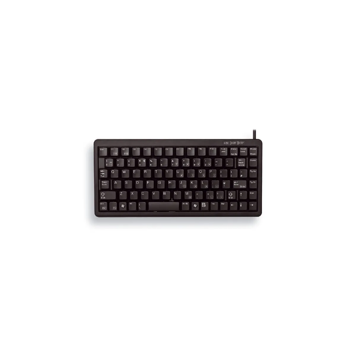 Cherry Noir G84-4100 Compact Keyboard Clavier Filaire Miniature, Usb/Ps2, Azerty - Fr - Neuf - Image 4