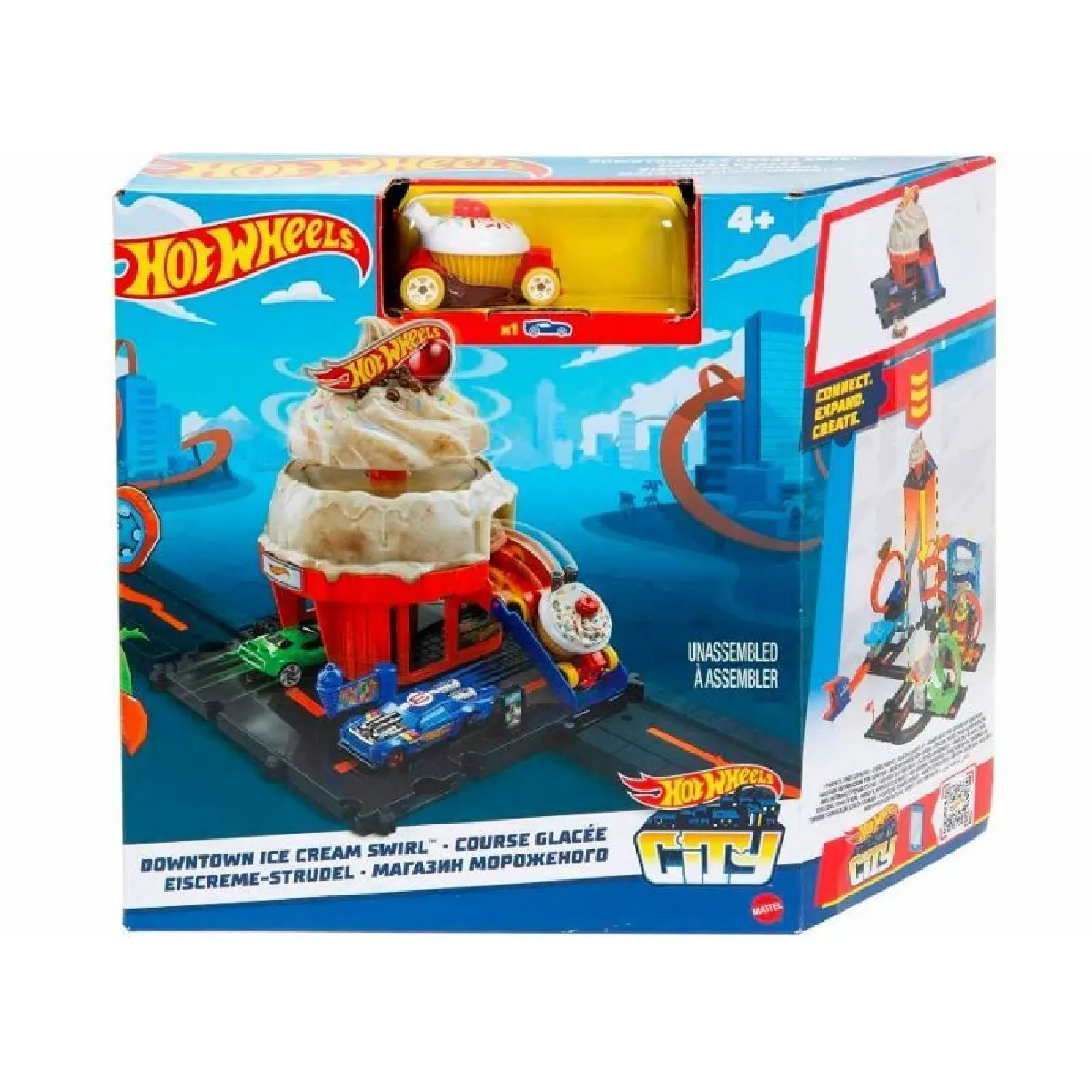 HOT WHEELS  City Rally Ice Cream Shop