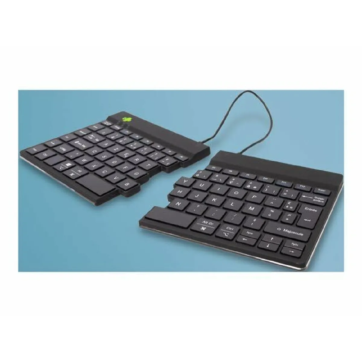 Générique Noir R-Go Split Break Wireless Keyboard (Noir)