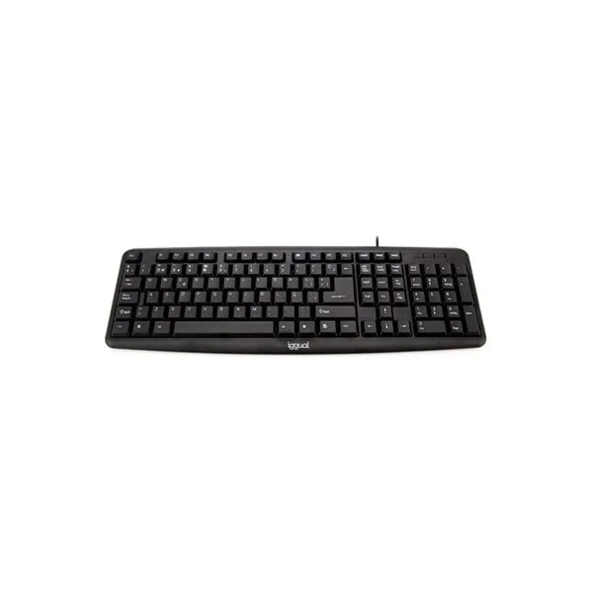 Iggual clavier filaire QWERTY - Noir