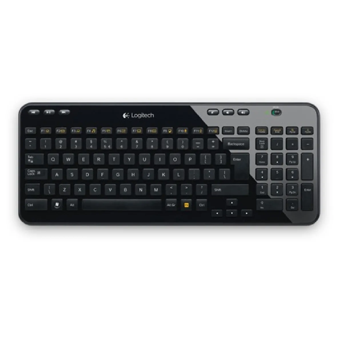 Logitech Wireless Keyboard K360 clavier RF sans fil QWERTY Nordique Neuf - vue 1