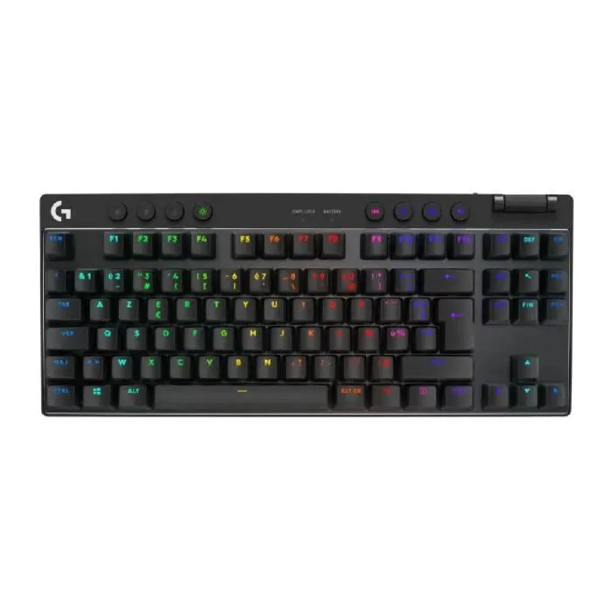 Logitech - G PRO X TKL LIGHTSPEED - Clavier Gaming Sans Fil - Noir - Image 5