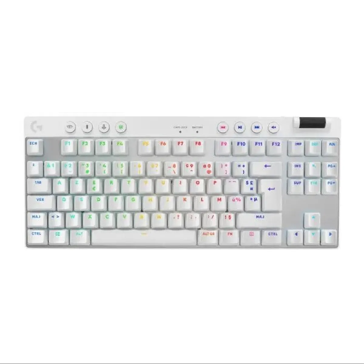 Logitech Blanc Clavier Gaming Mécanique Sans Fil Azerty G Pro X Tkl Lightspeed - Image 4