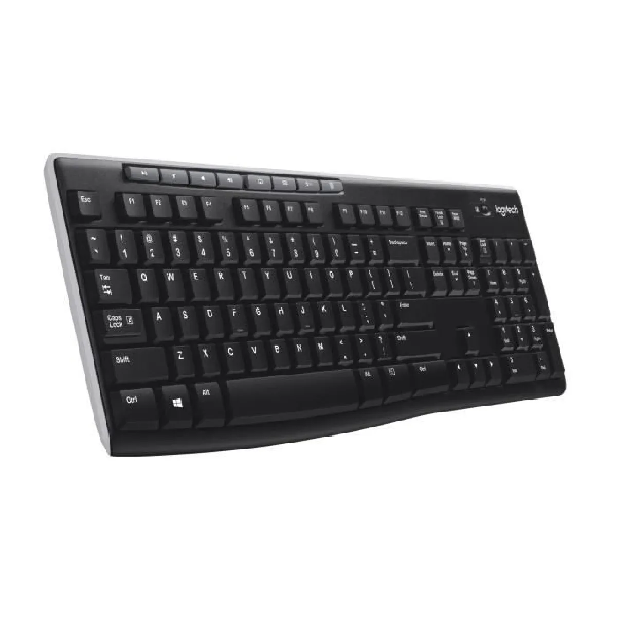 Clavier Logitech K270 sans fil complet AZERTY avec récepteur Unifying USB - vue 9
