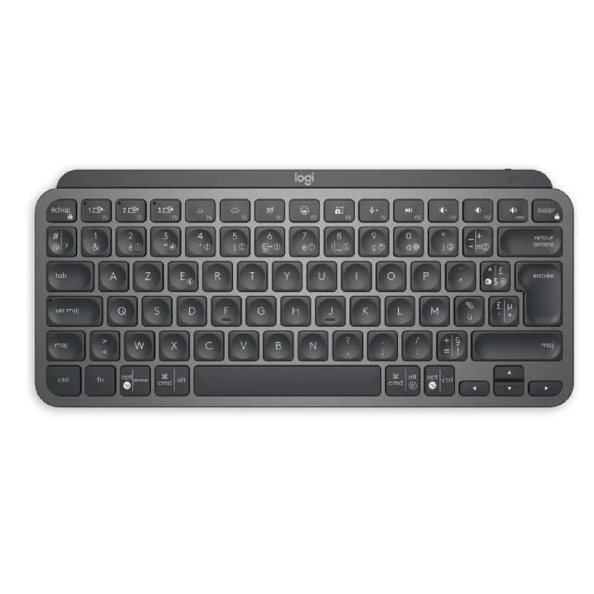 Clavier Logitech MX Keys Mini Bluetooth AZERTY Compact - vue 7