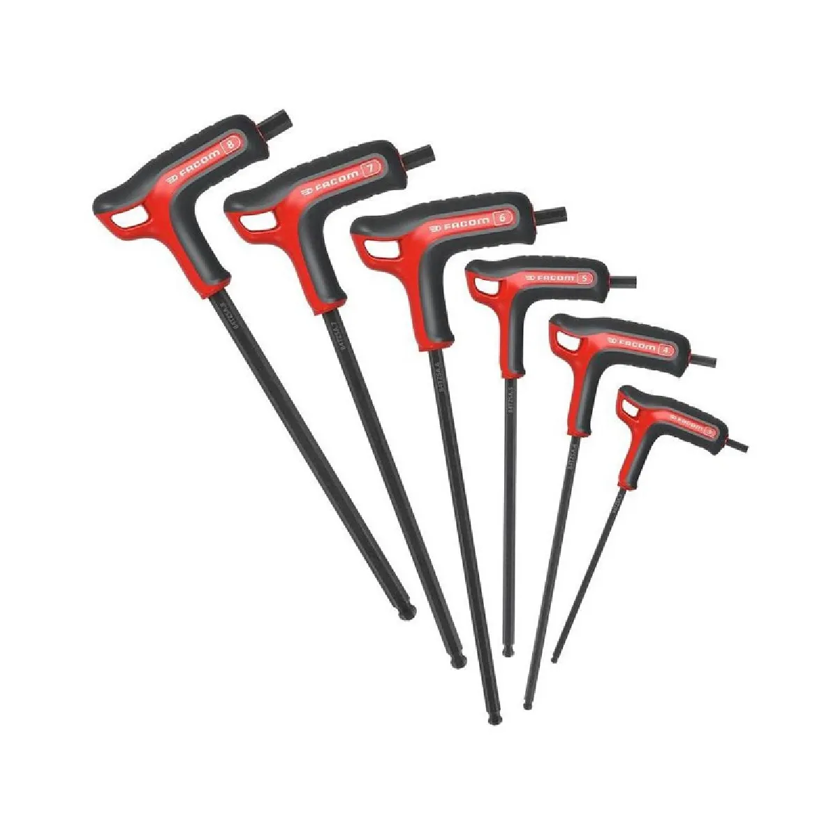 Facom Jeu de 6 clés à tête sphérique T