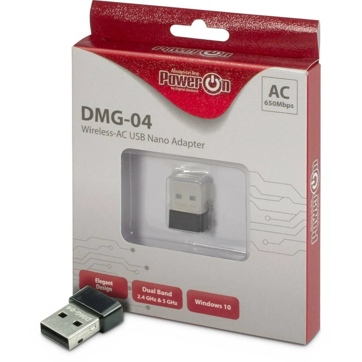 Générique Clé Usb Wi-Fi Dmg-04 - Wi-Fi 5 - 650 Mbit/S