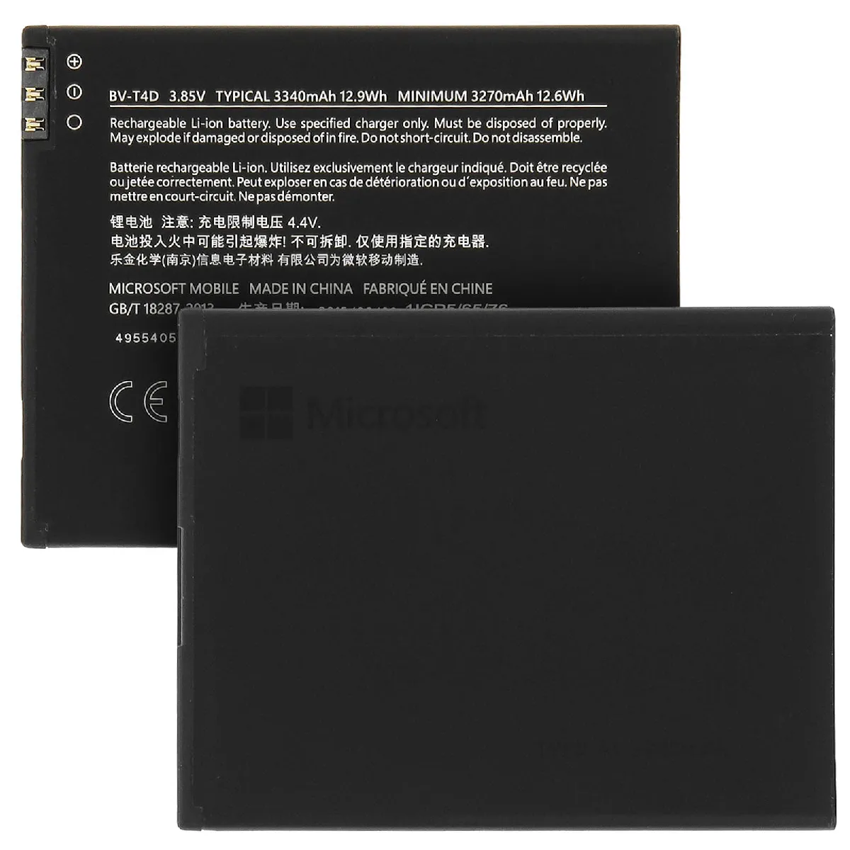 Batterie Originale Microsoft Lumia 950 Microsoft BV T4D 3340mAh