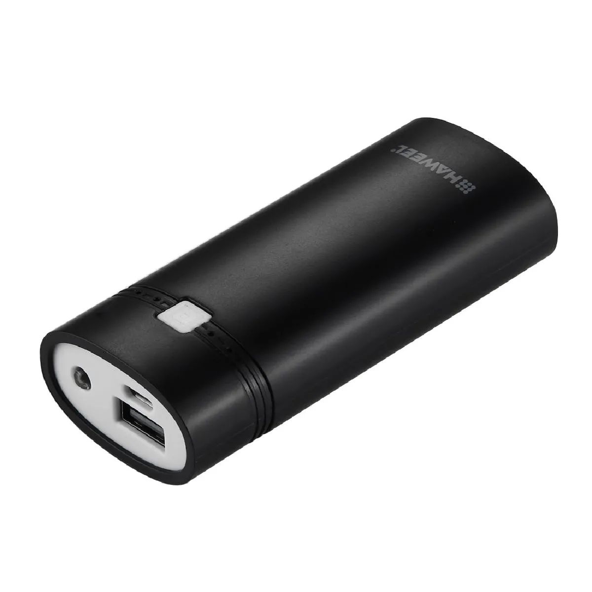 Batterie Externe Mobile Rechargeable Diy Power Bank 2X18650 (Non Fournies) Noir YONIS