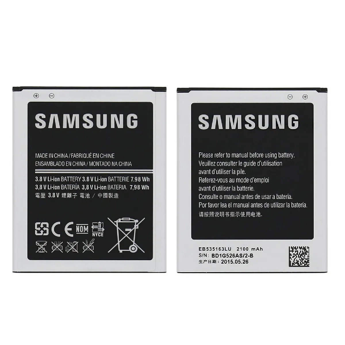 Samsung EB535163LU Batterie Galaxy Grand - vue 2