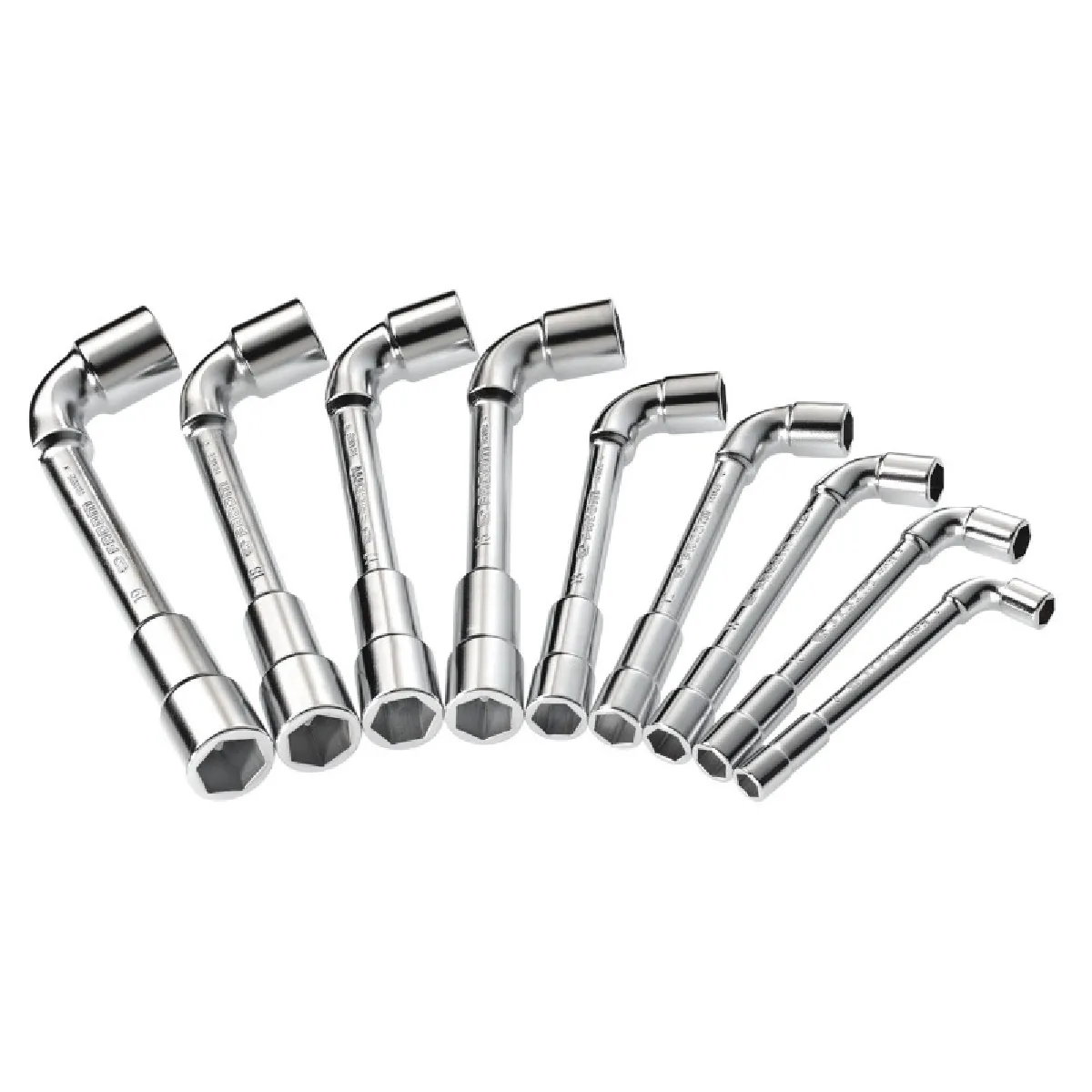 Jeu de 9 clés à pipe débouchées FACOM 75.J9PB 8 à 19 mm - vue 3