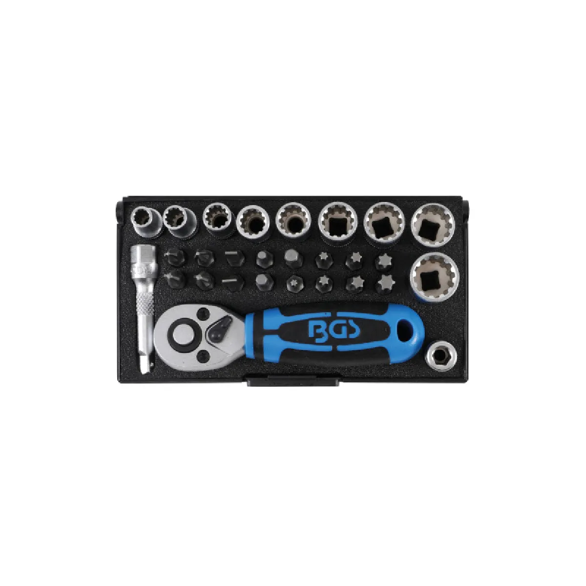 Non Communiqué Coffret De Douilles Bgs Technic - 6,3 Mm - 28 Pcs - 2143 - Image 3
