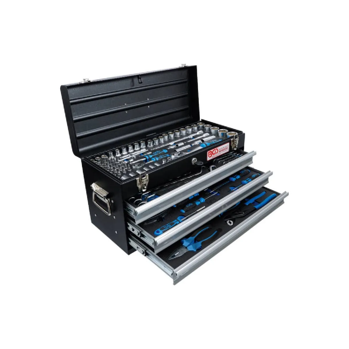 Bgs Noir Caisse À Outils Clés Et Douilles
