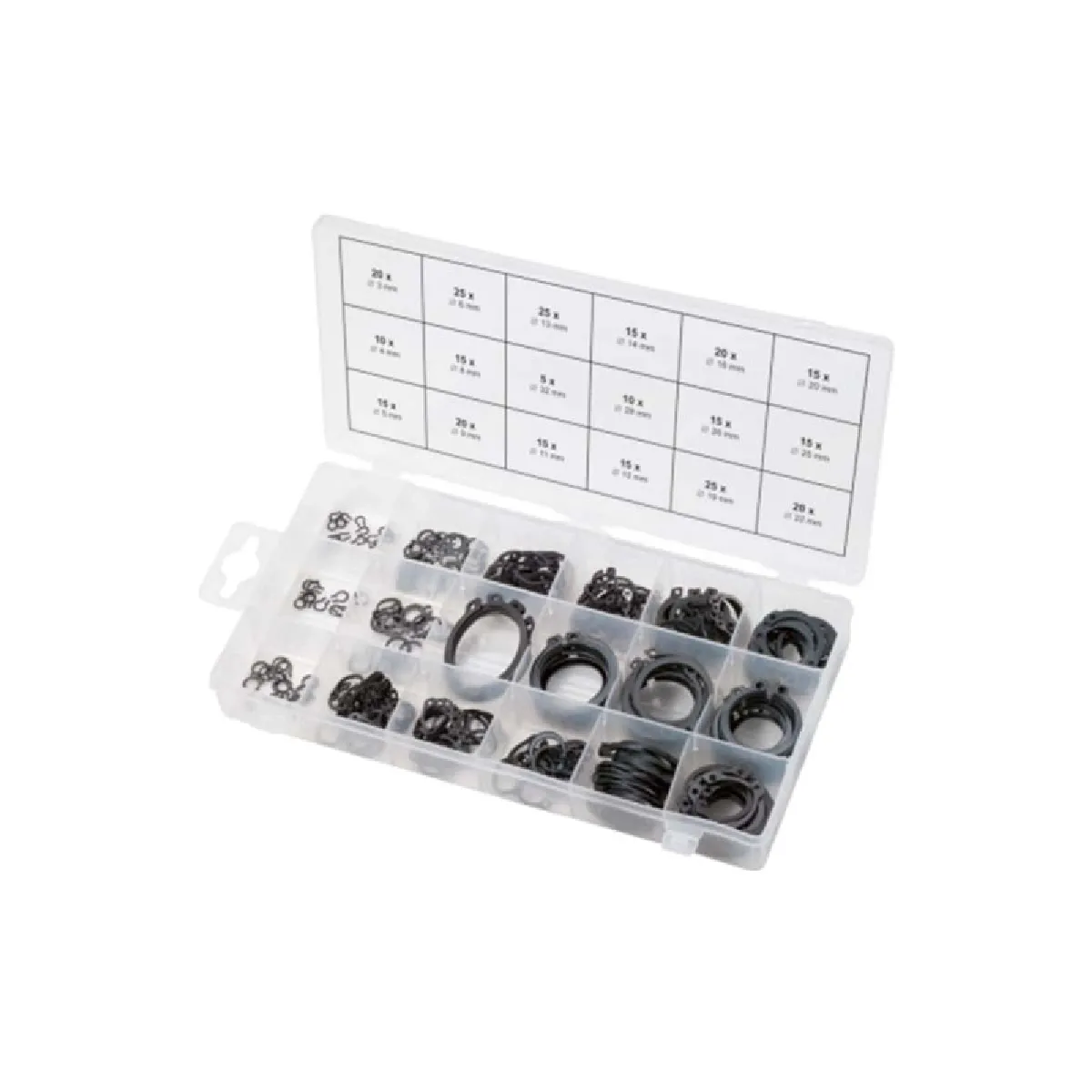 Ks Tools Assortiment De Circlips - 300 Pièces