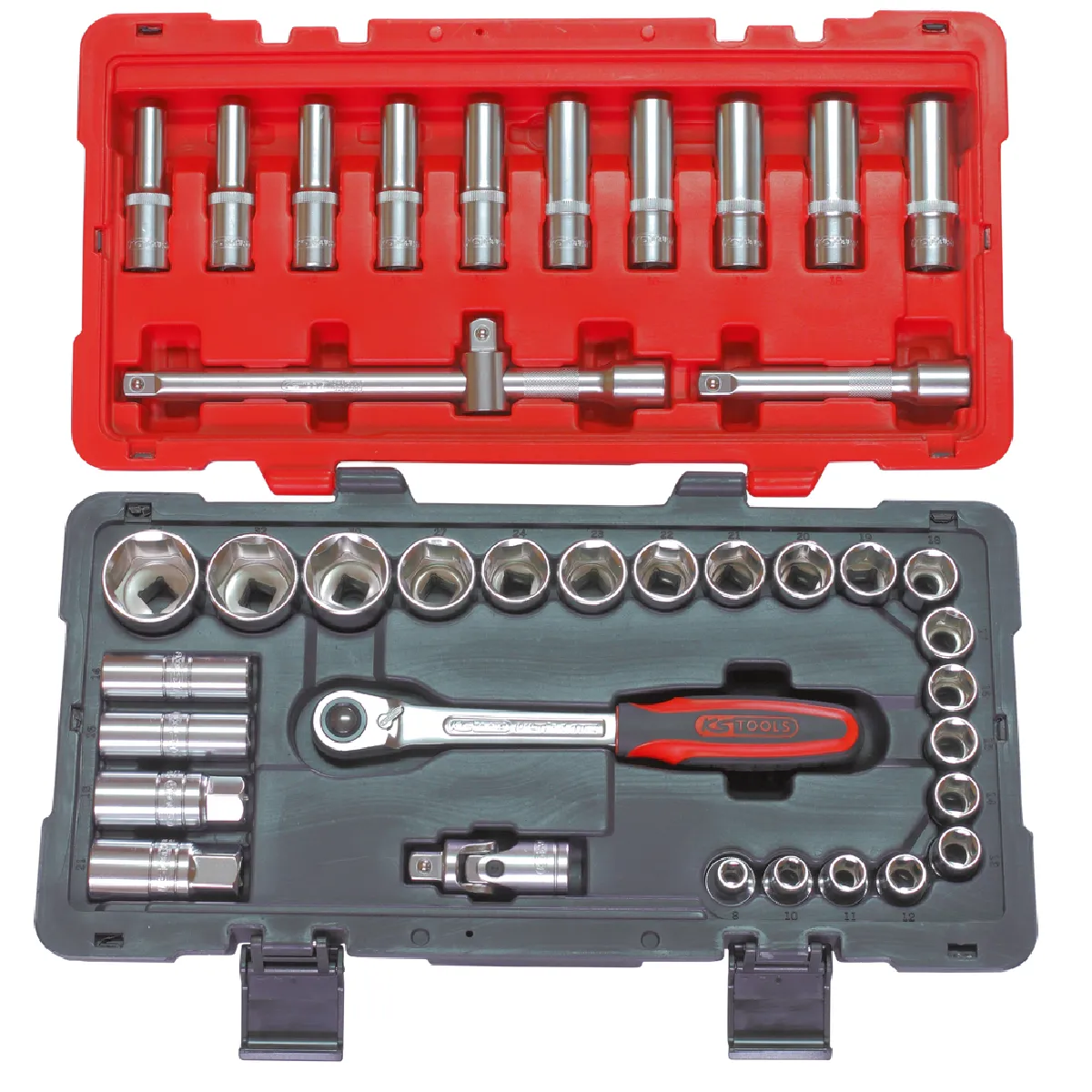 Ks Tools Coffret Clé À Cliquet 1/2" - 39 Pièces