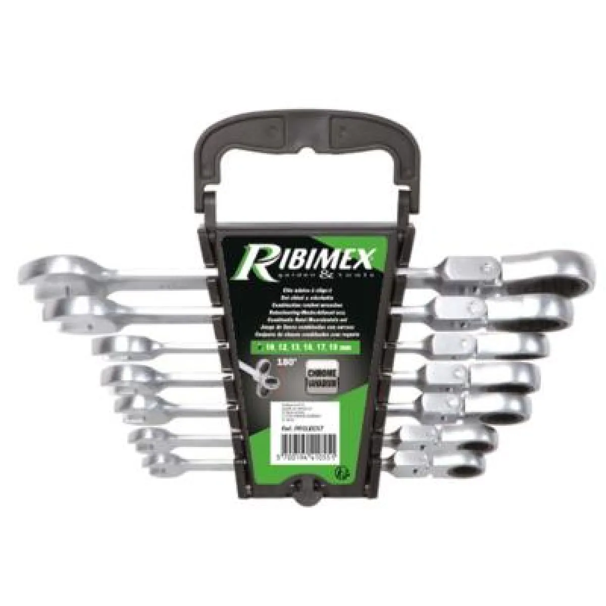 Ribimex Jeu De Clés Mixtes À Cliquet - 7 Pièces