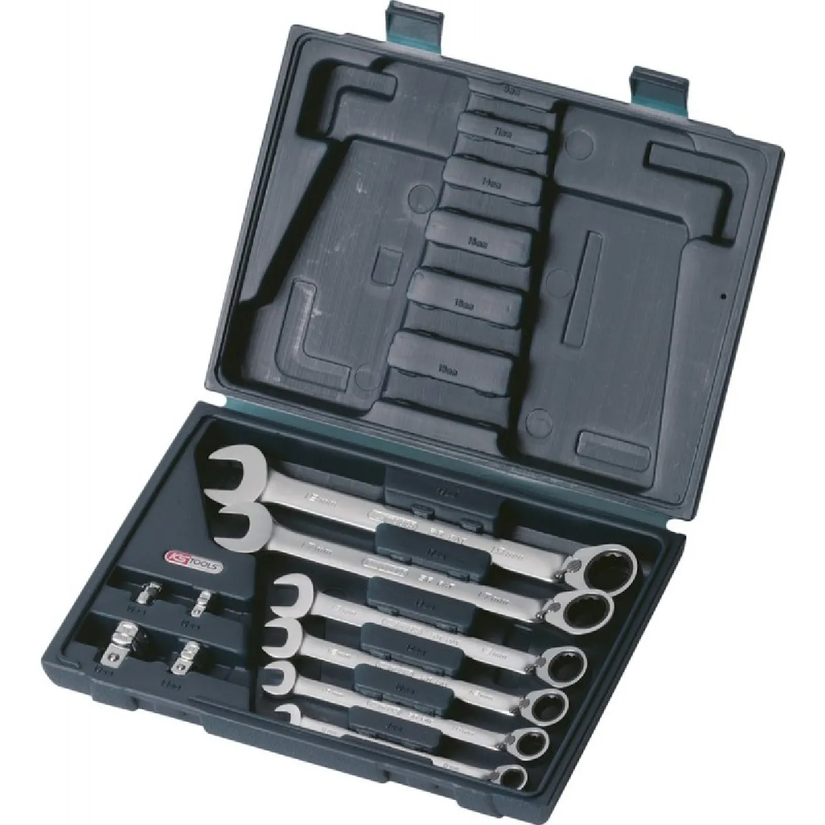 Ks Tools Coffret De 16 Clés Mixtes À Cliquet Réversible - Image 3