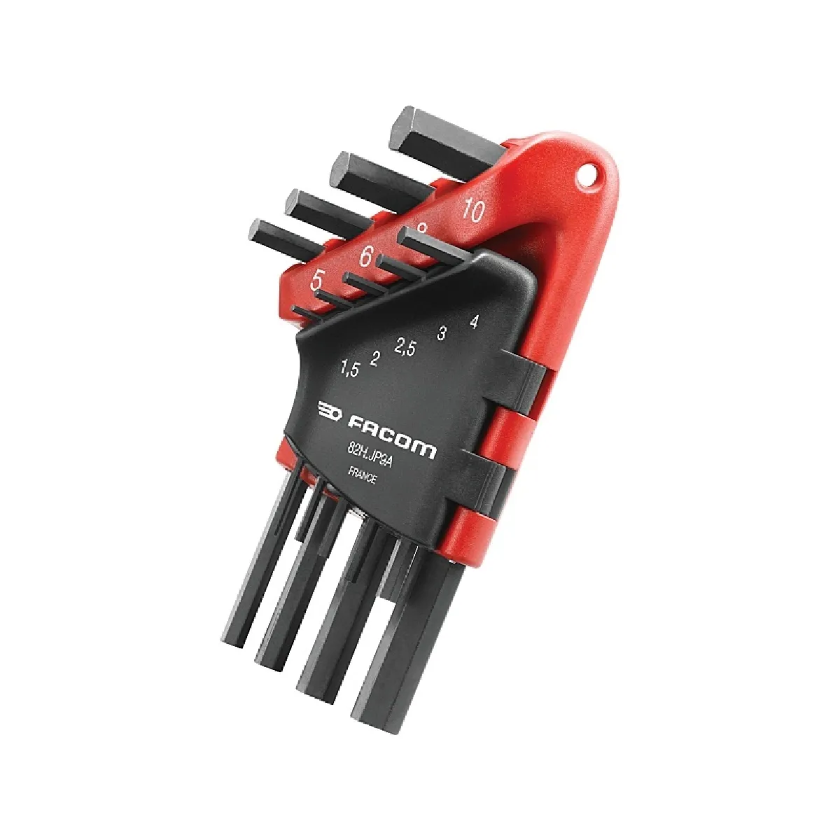 Facom Jeux de 9 Clés Males Courtes Empreintes 6 Pans