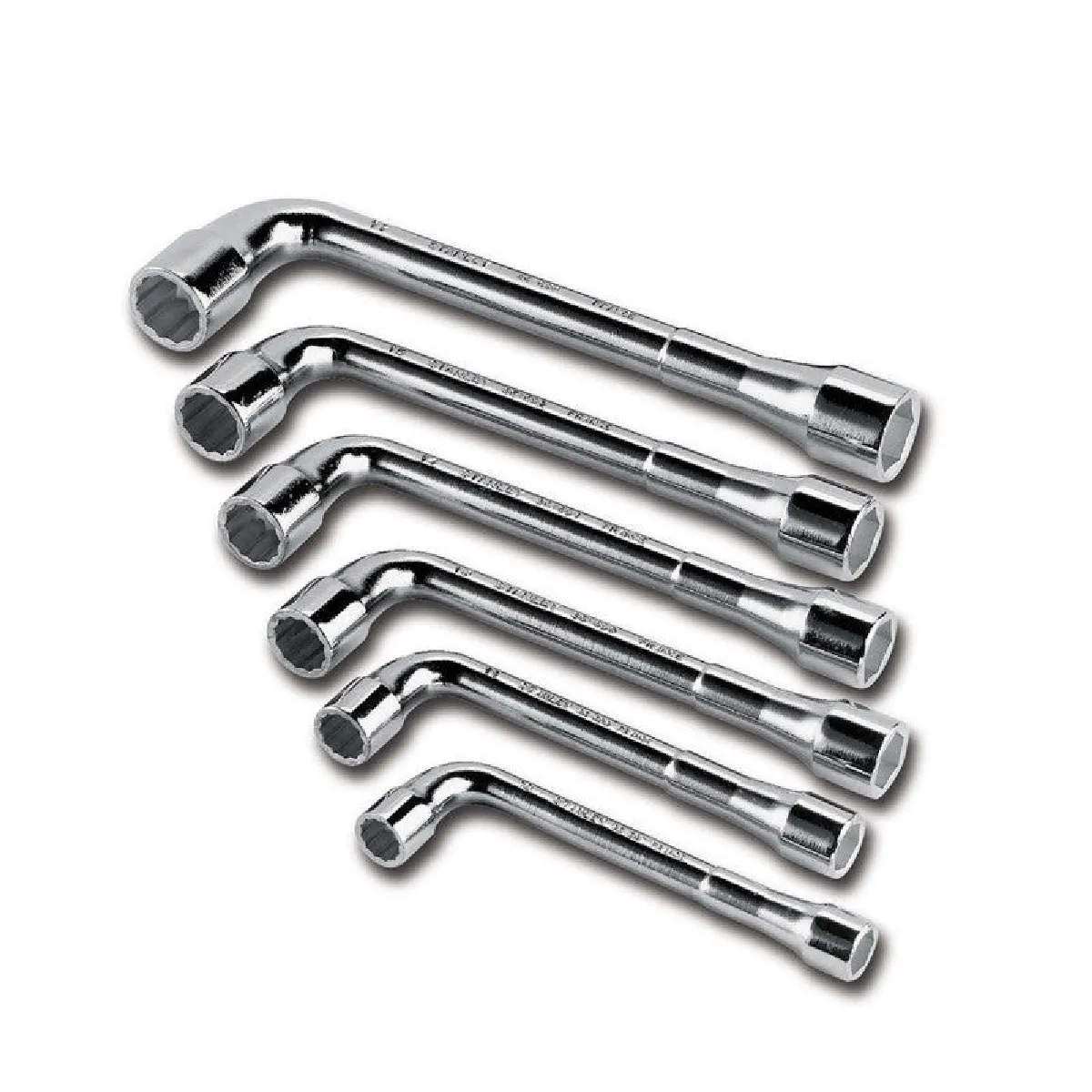 Jeu de 6 clés à pipe débouchée STANLEY 6x6 pans - vue 2