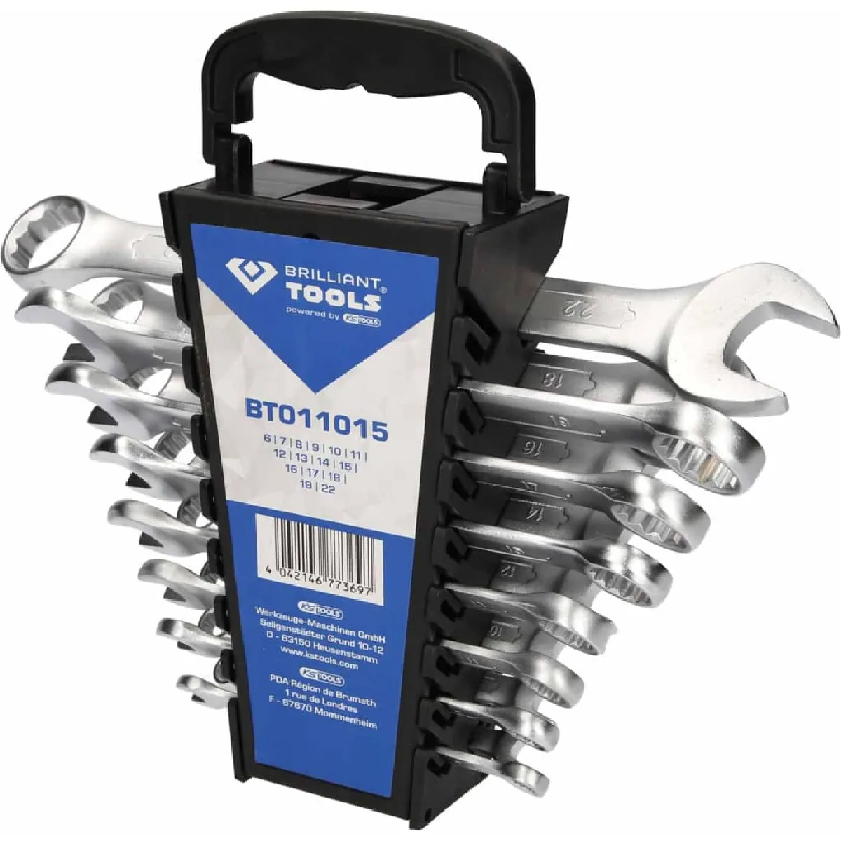 Brilliant Tools Jeu De Clés De Combinaison 15 Pcs