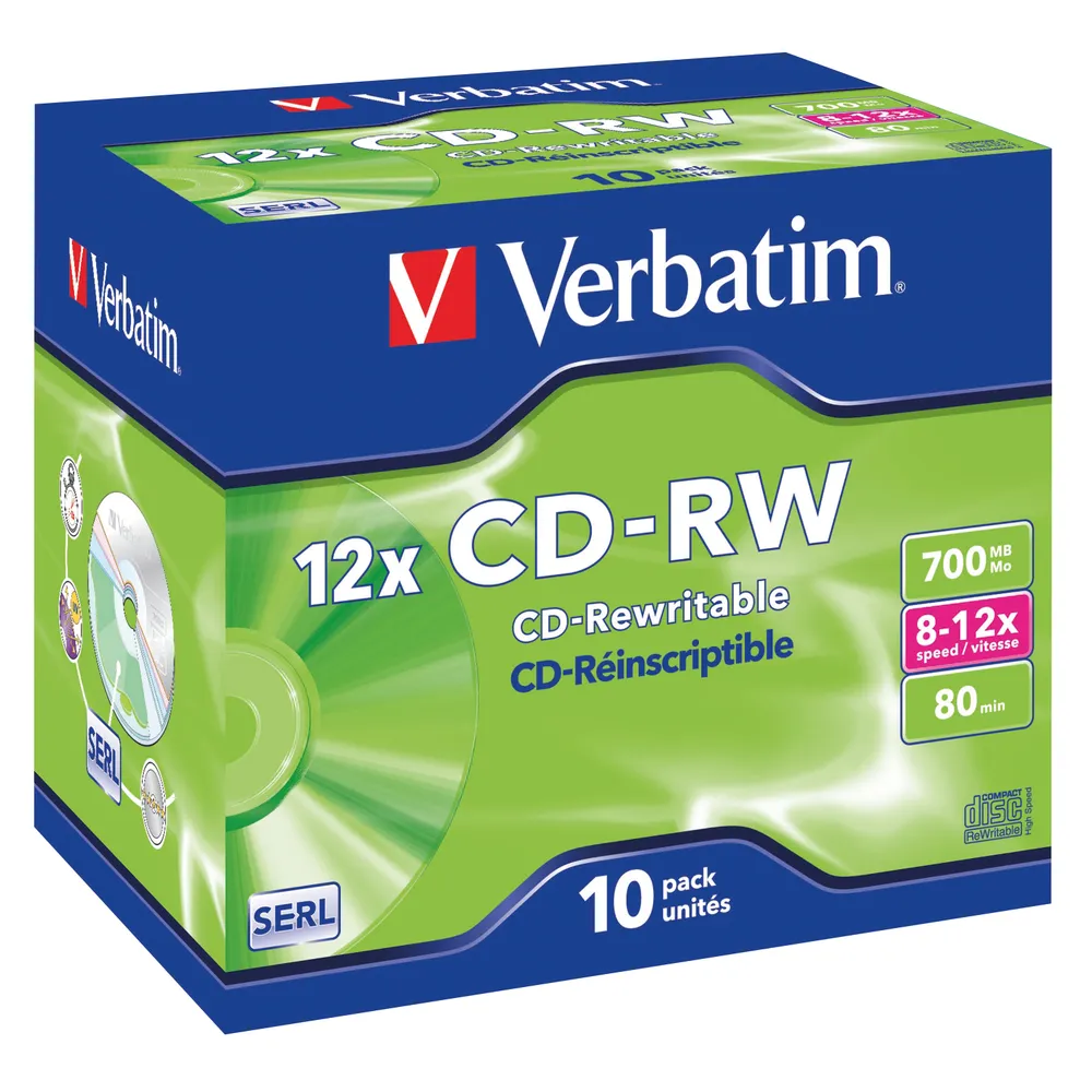 CD RW DataLifePlus 80 min x 10 - vue 5