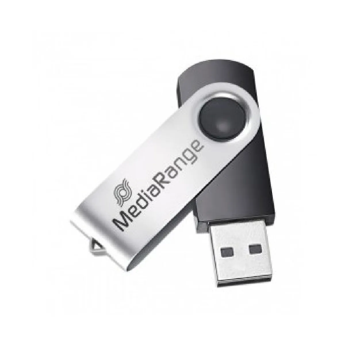 Generique Noir Clé Usb 2.0 8 Go Flash-Drive Avec Boîtier Métallique Mediarange - Image 3