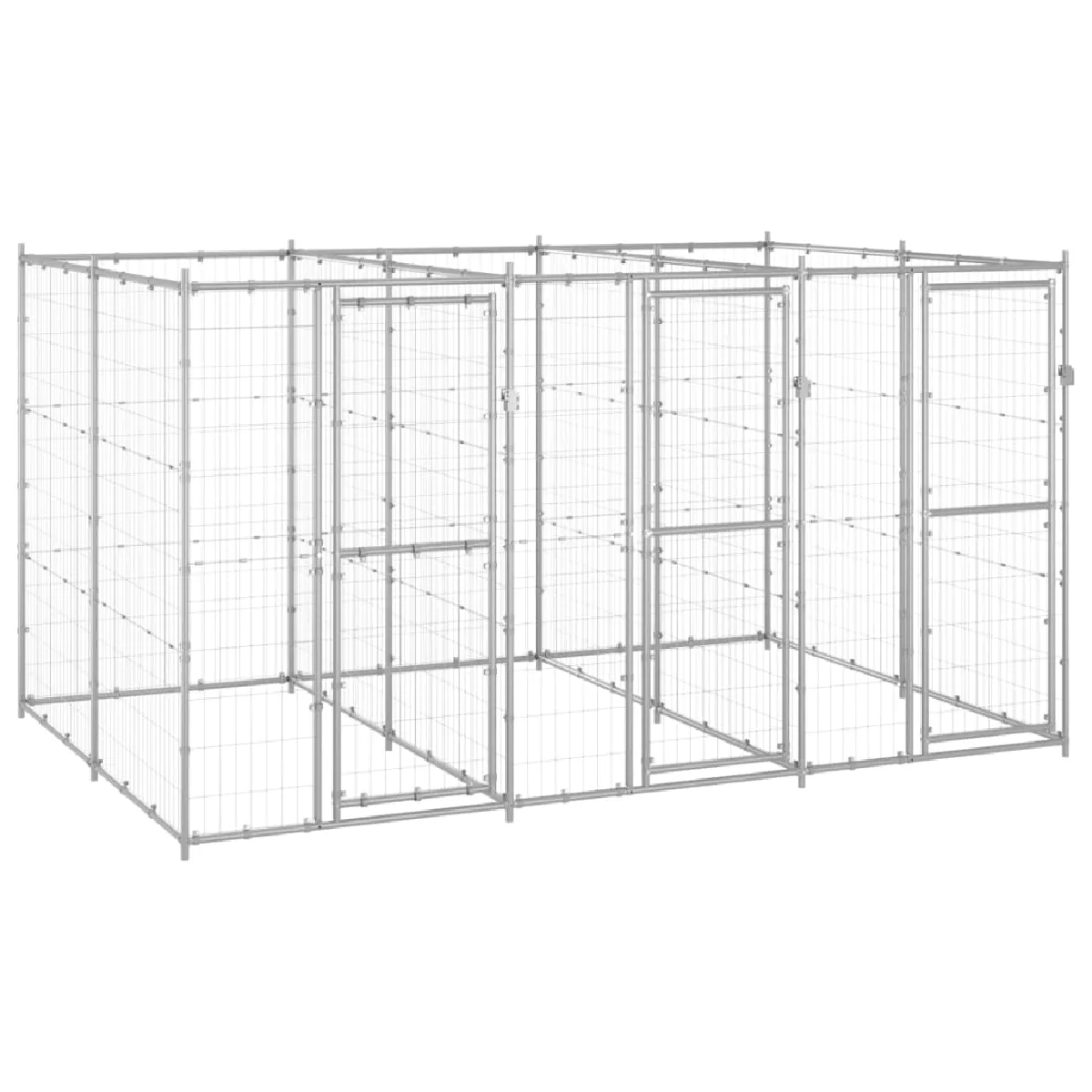 vidaXL Chenil extérieur 7 26 m²