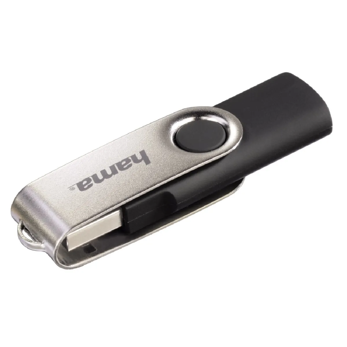 Hama Argent 8Gb Rotate Lecteur Usb Flash 8 Go Usb Type-A 2.0 Noir, - Neuf - Image 4