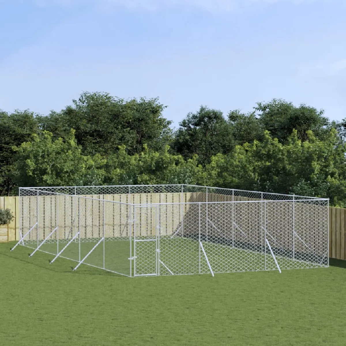 vidaXL Chenil d'Extérieur pour Chiens 6x10x2 - vue 2