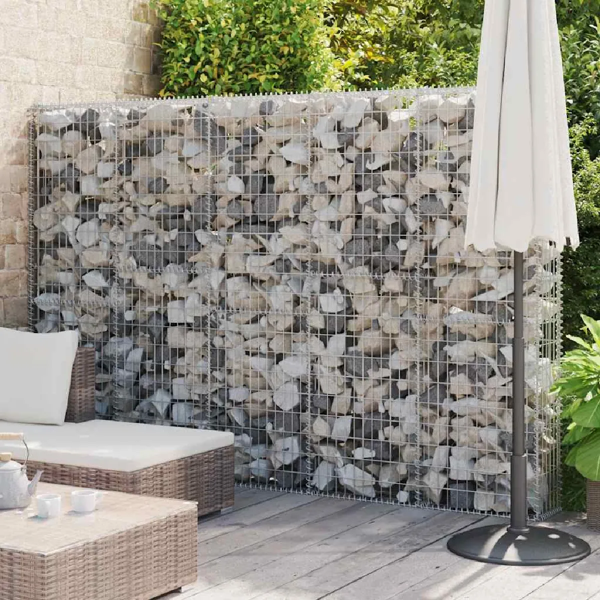 VIDAXL Gabion 300x30x200 cm - vue 2