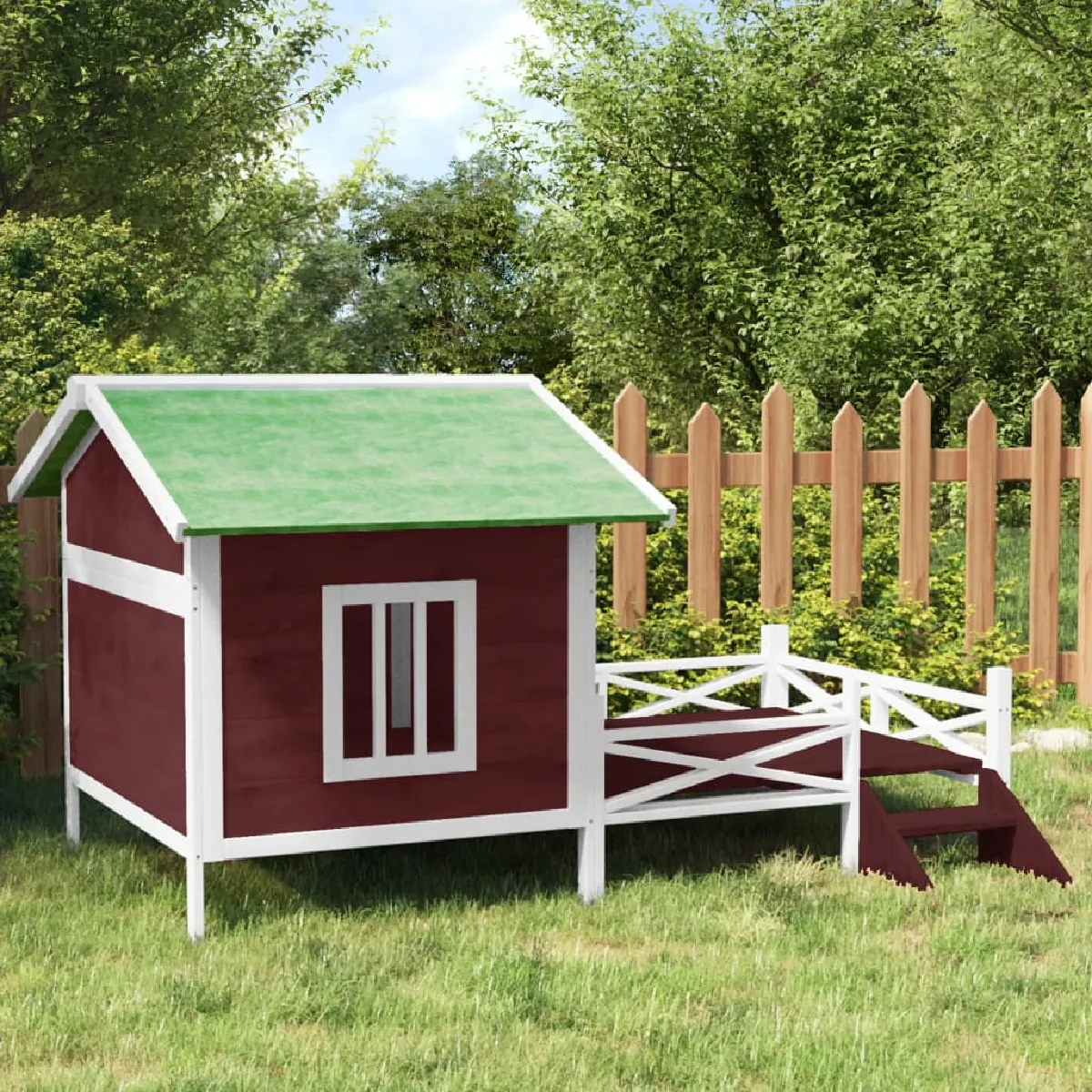 vidaXL Chenil 159x120x88,5 cm