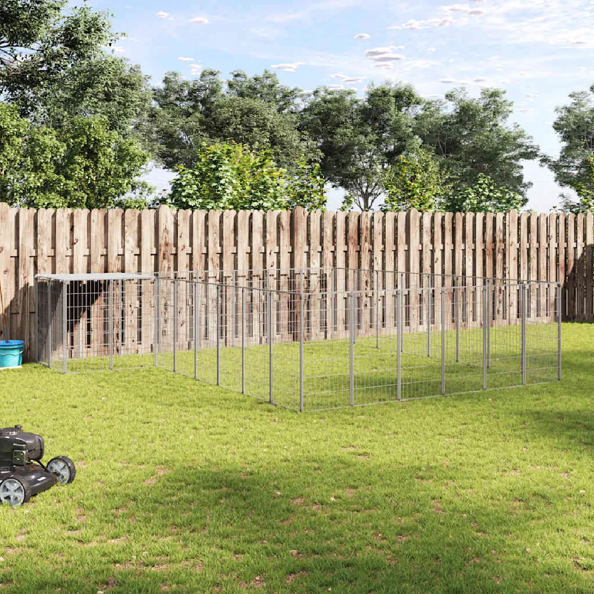 vidaXL Chenil avec Toit 15 73 m² - vue 3