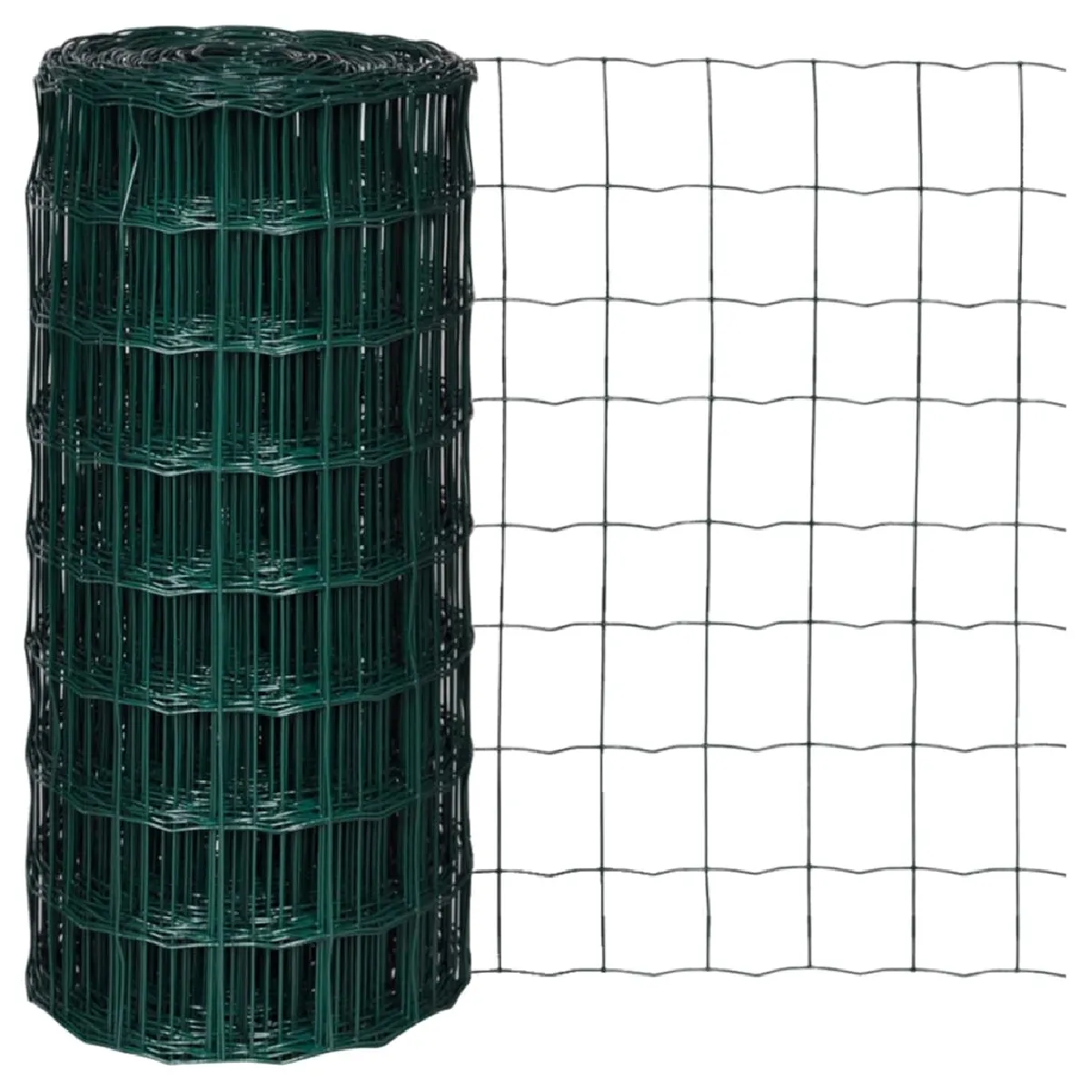 Vidaxl Grillage 10x0 8 m Mailles 100x100 mm Terrasse Patio Bordure Grillage 140572