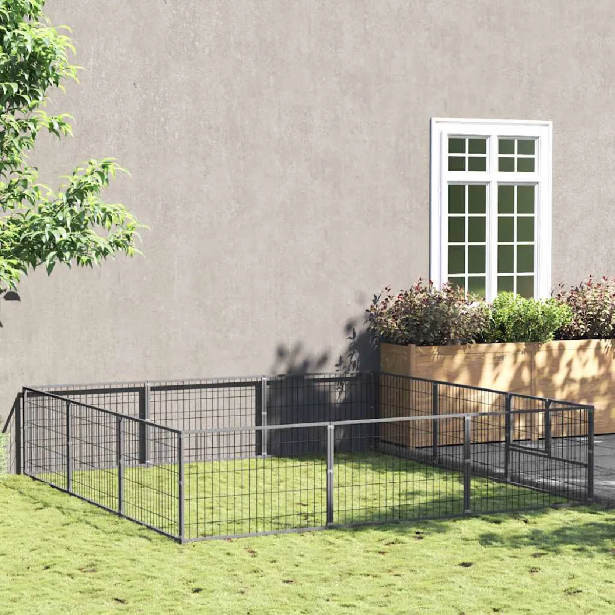 vidaXL Chenil 9 m² - vue 2