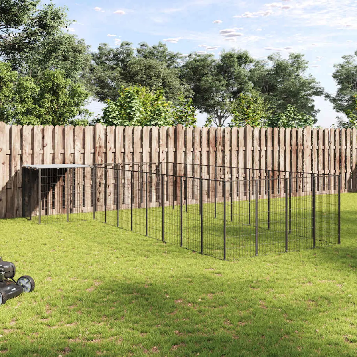 vidaXL Chenil avec Toit 13 31 m² - vue 2