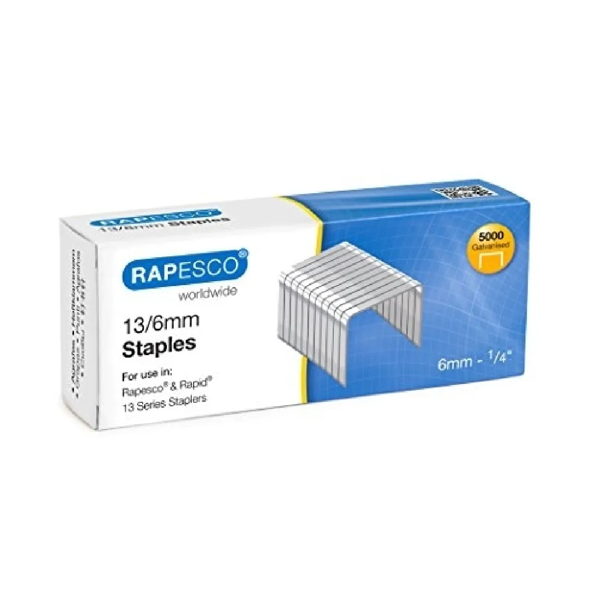 Rapesco - Agrafes 13/6mm - Acier Galvanisé - Boîte de 5000 - Image 3