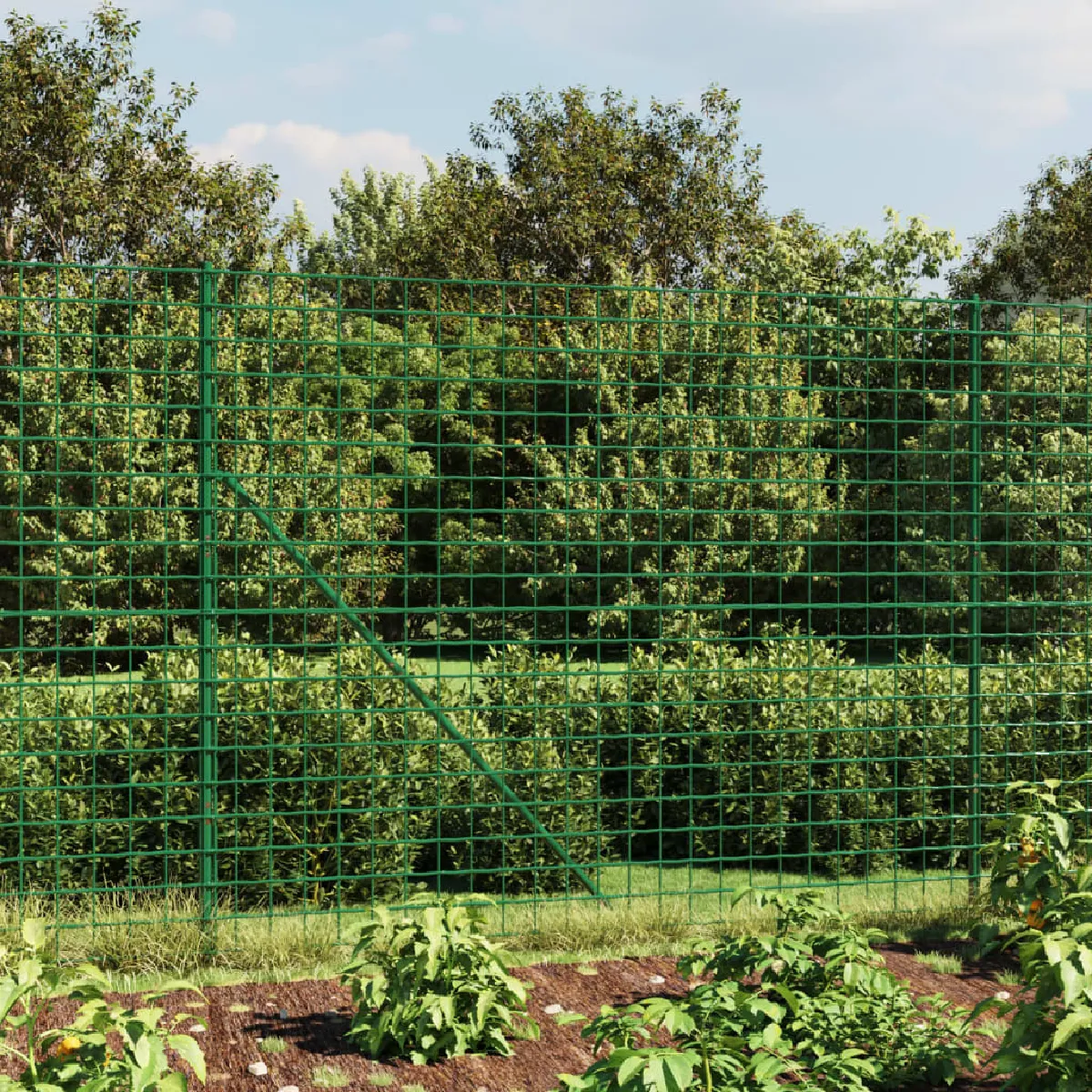 Clôture vidaXL - Vert 2x25 m