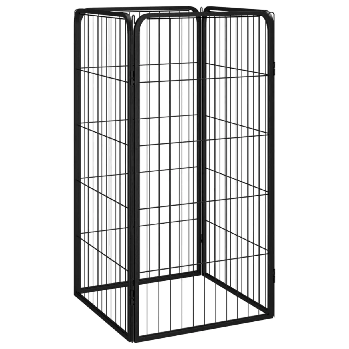 vidaXL Parc pour chien 4 panneaux 50x100 cm