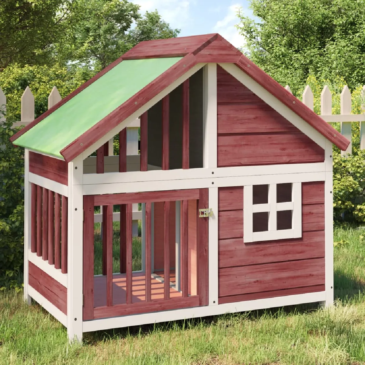 Meilleurs prix pour vidaXL Chenil moka 96x60,5x87 cm bois de pin solide