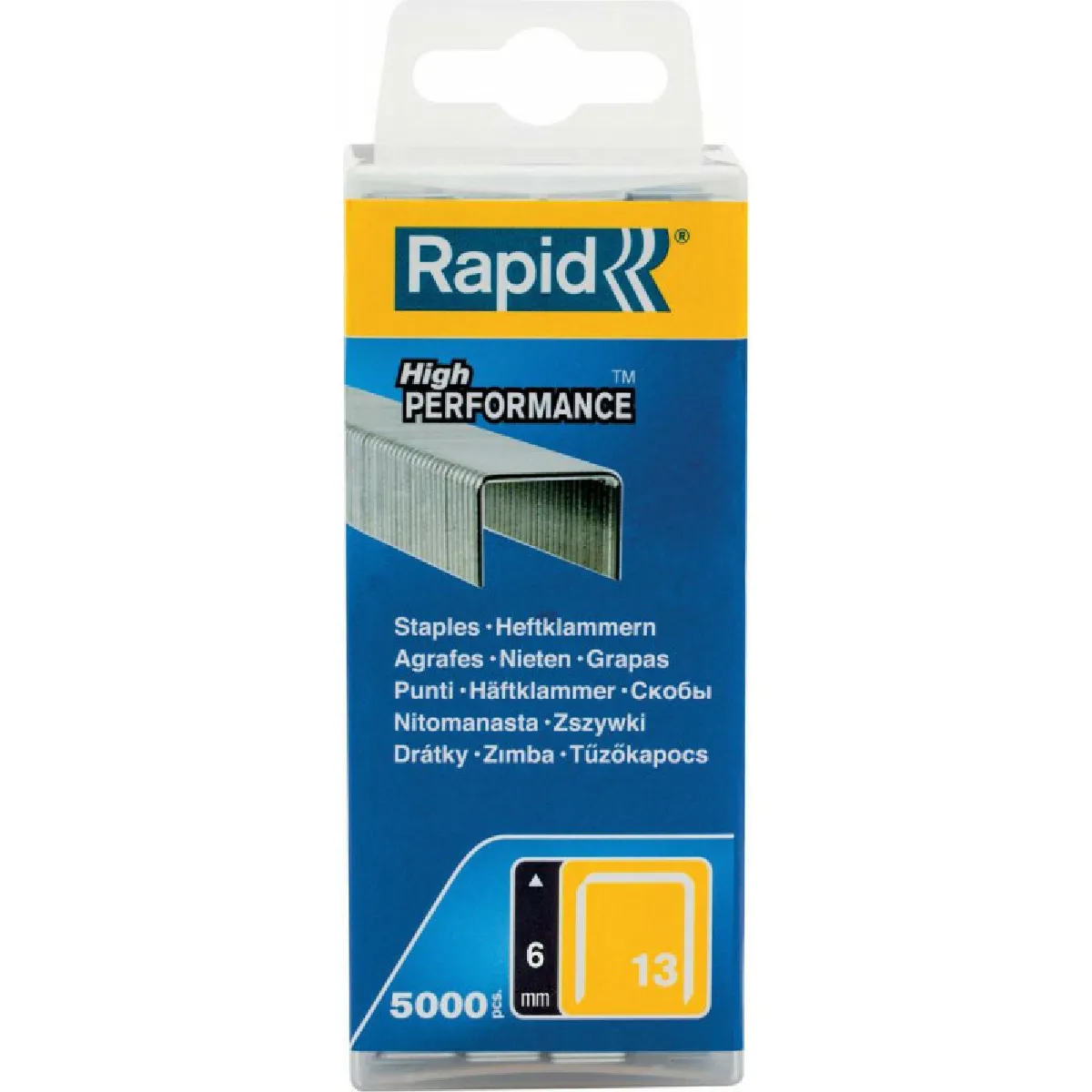Fp Agrafes Rapid 13/6 Pour Agrafeuse - Boîte De 5000