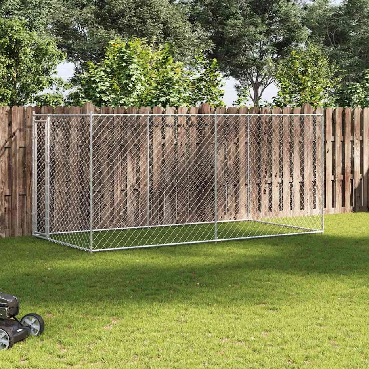 vidaXL Chenil d'extérieur 382x192x185 cm - vue 2