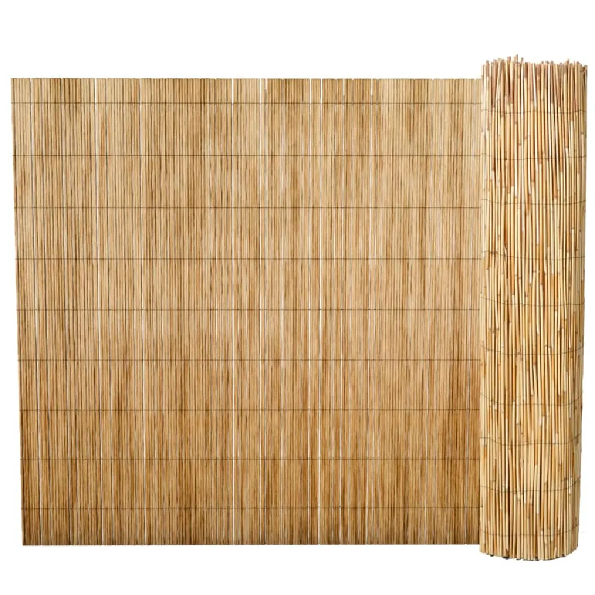 vidaXL Clôture de jardin en roseau 500x100 cm