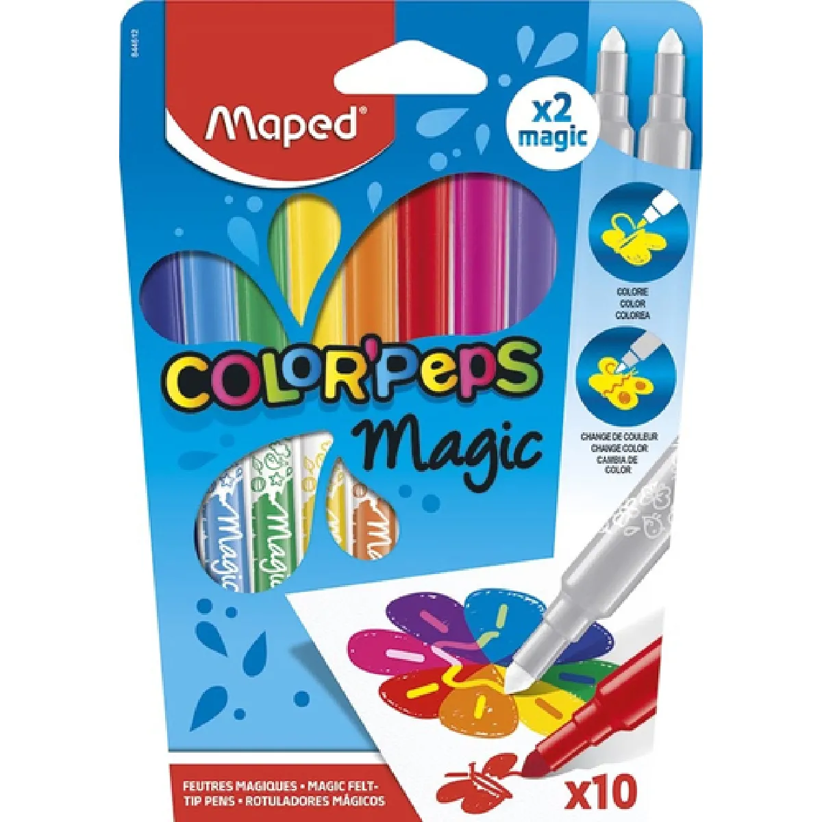 Maped Feutres Magiques Color'Peps x10