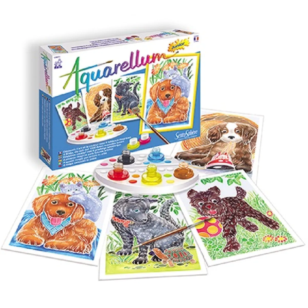 Sentosphère Coffret Aquarellum Chiots