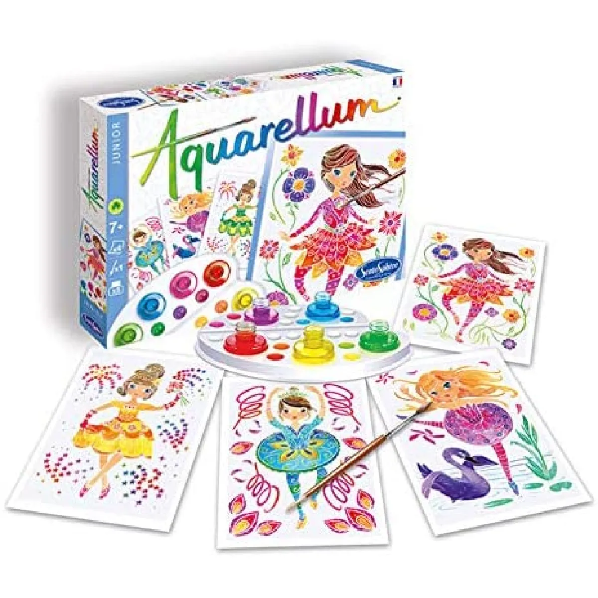 Sentosphere - Aquarellum Junior - Kit de Peinture Ballerines - Image 3