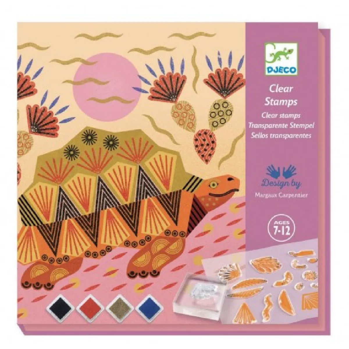 Djeco Coffret Tampons Motifs Et Pelages
