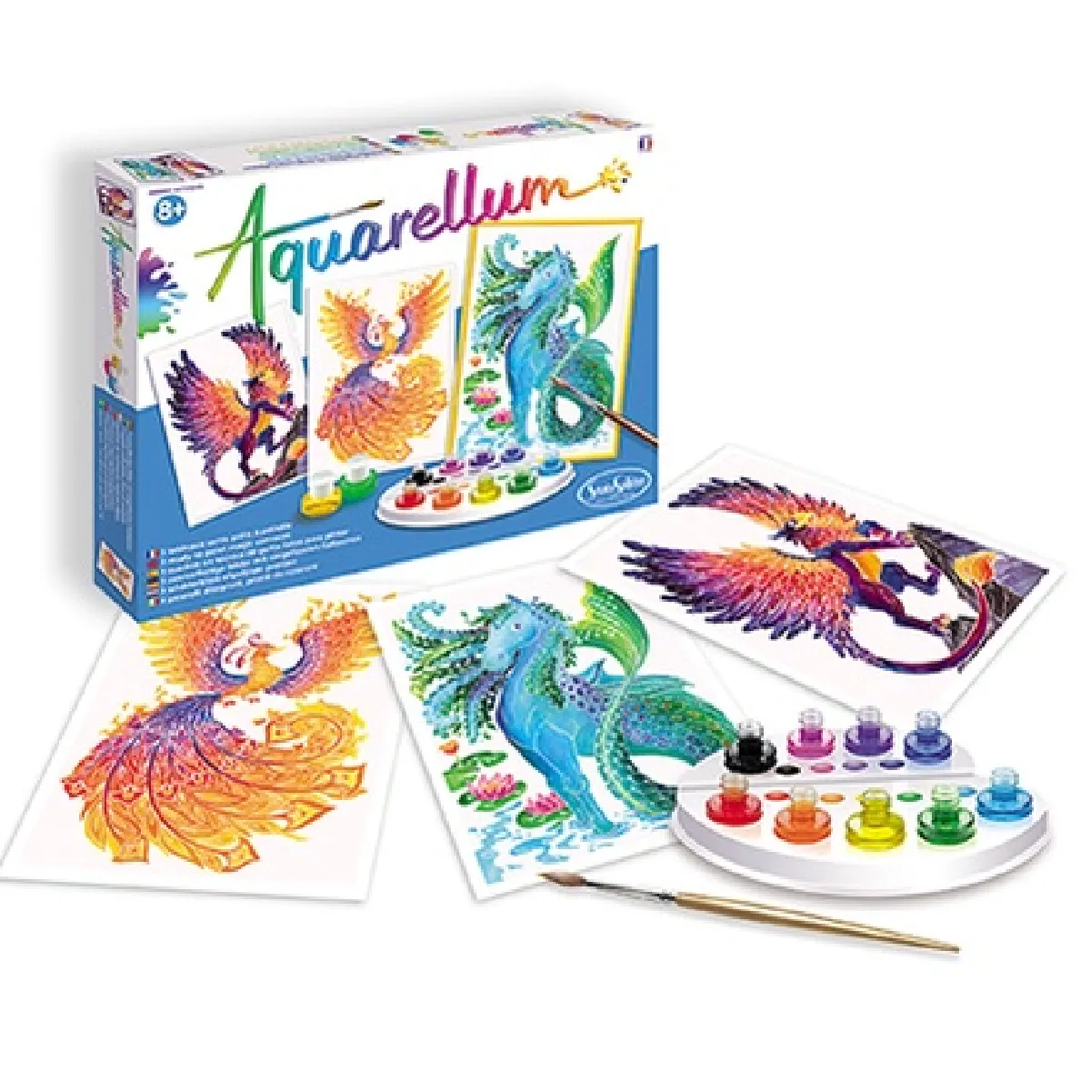 Sentosphère - Kit Aquarelle Animaux Mythiques - Loisir Créatif - Image 3