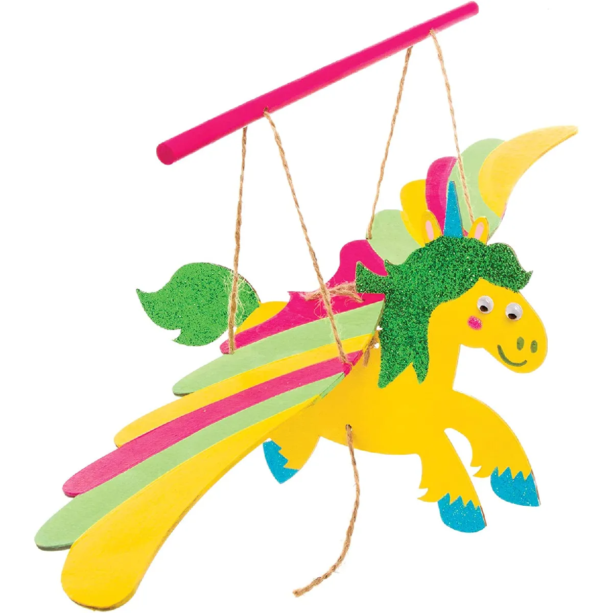 Kit De Fabrication Marionnettes Grenouilles En Bois - Lot De 4, Loisir Créatif Pour Enfants à Partir De 3 Ans