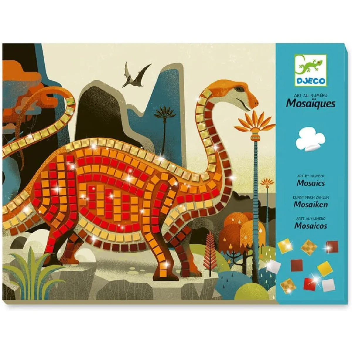 Djco Orange Djeco Mosaique Dinosaures - Image 3